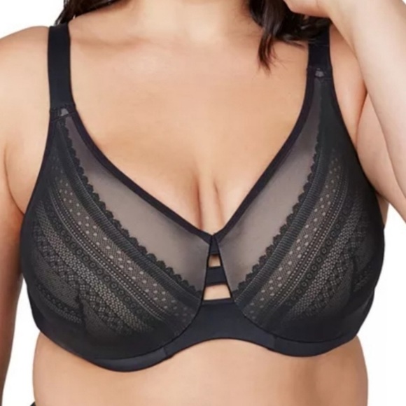 SPANX Low Profile Illusion Lace Minimizer Bra - Picture 3 of 13